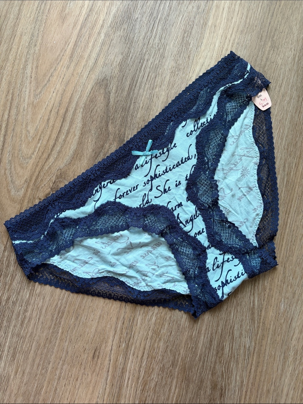 Very Rare NWT Angels Ultra Low Rise Bikini Panty Size Large